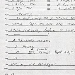 Eastern questionnaire, answ...