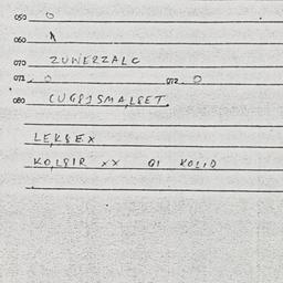 Eastern questionnaire, answ...