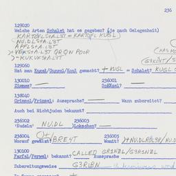 Western questionnaire, answ...