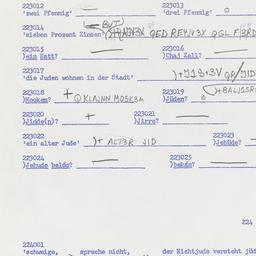 Western questionnaire, answ...