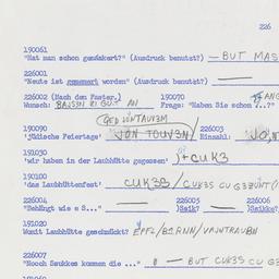 Western questionnaire, answ...