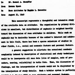 Memorandum from Rowena Wyan...
