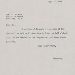 Board Meeting, 6/6/1924