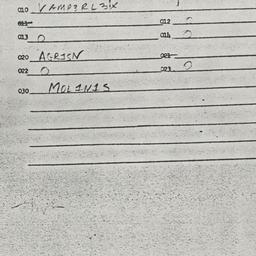Eastern questionnaire, answ...