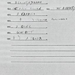 Eastern questionnaire, answ...