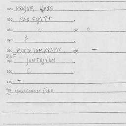 Eastern questionnaire, answ...