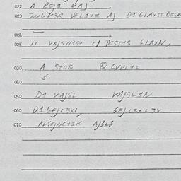 Eastern questionnaire, answ...