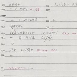 Eastern questionnaire, answ...