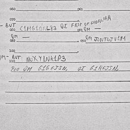Eastern questionnaire, answ...