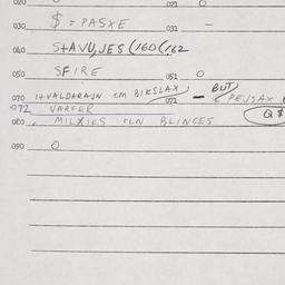 Eastern questionnaire, answ...