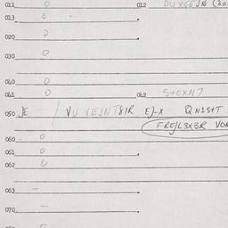 Eastern questionnaire, answ...