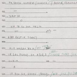 Eastern questionnaire, answ...