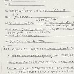 Eastern questionnaire, answ...