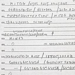 Eastern questionnaire, answ...