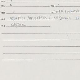 Eastern questionnaire, answ...