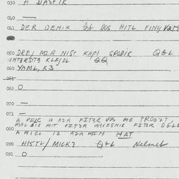 Eastern questionnaire, answ...