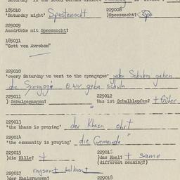 Western questionnaire, answ...