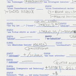 Western questionnaire, answ...