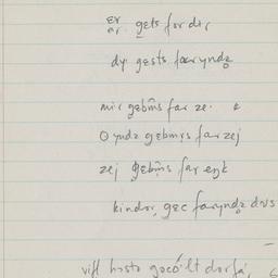 Eastern questionnaire, blue...