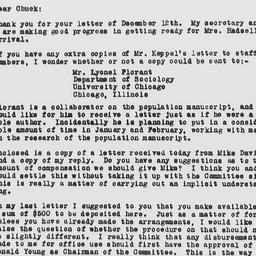 Letter from Samuel A. Stouf...