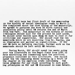 Memorandum of conversation ...