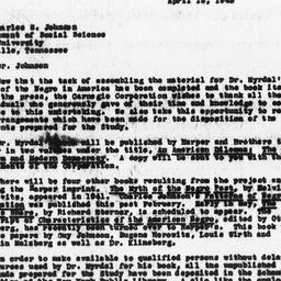 Letter from Frederick P. Ke...