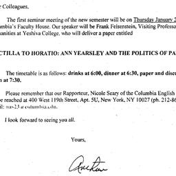 Announcements, 2002-01-24. ...