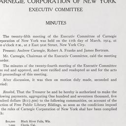 Executive Committee Meeting