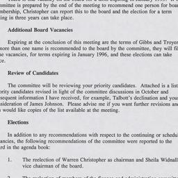 Nominating Committee