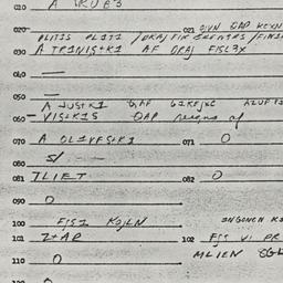 Eastern questionnaire, answ...
