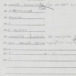 Eastern questionnaire, answ...