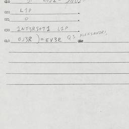 Eastern questionnaire, answ...