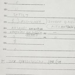 Eastern questionnaire, answ...