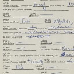 Western questionnaire, answ...
