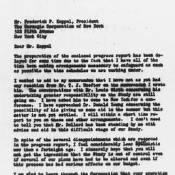 Letter from Gunnar Myrdal t...
