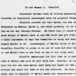 Memorandum from Charles Dol...