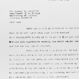 Letter from Charles Dollard...