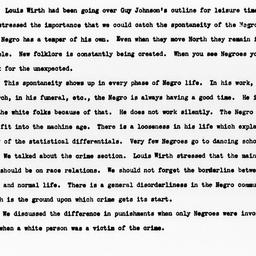 Memorandum from Gunnar Myrd...