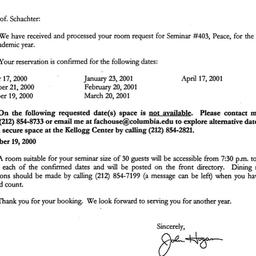 Correspondence, 2000-05-22....