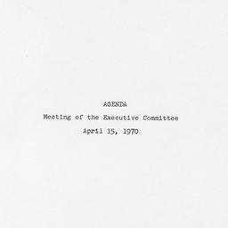 Executive Committee Meeting
