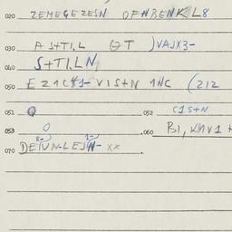 Eastern questionnaire, answ...