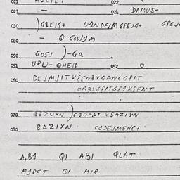 Eastern questionnaire, answ...
