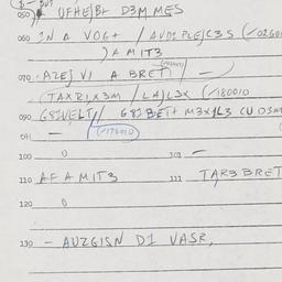 Eastern questionnaire, answ...