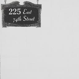 225 E. 74 Street, 225 East ...