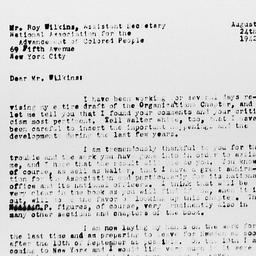 Letter from Gunnar Myrdal t...
