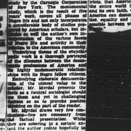 Article regarding AN AMERIC...