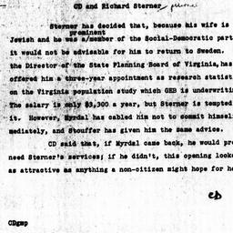Memorandum from Charles Dol...