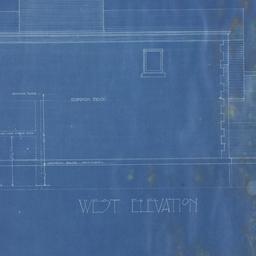 Working drawing #7: West el...