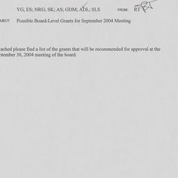 Board of Trustees - Sent to...