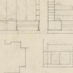Bedroom plan, elevations